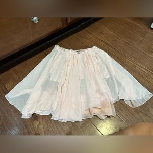 I Love H81 An American Brand Size Large L Sheer Stretch Flowy Skirt lot5687